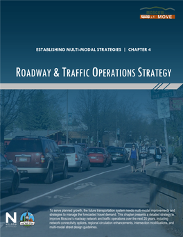 Roadway &Traffic Operations Strategy