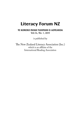 Literacy Forum NZ