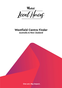 Westfield Centre Finder Australia & New Zealand