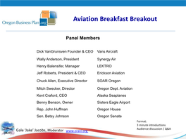 Aviation Breakfast Breakout