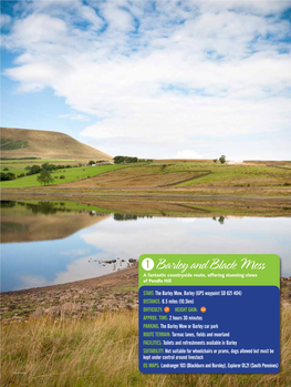 Barley and Black Moss a Fantastic Countryside Route, Offering Stunning Views of Pendle Hill