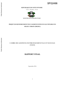 Figure 3: Hydrographie De Côte D'ivoire