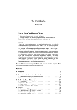 The Brownian Fan