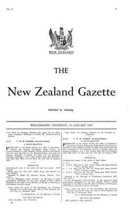 New· Zealand Gazette