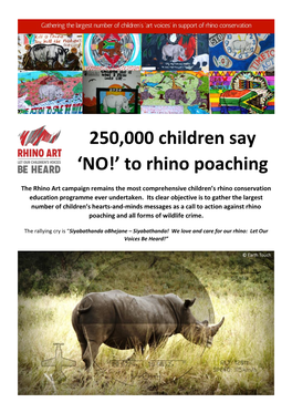Rhino Poaching