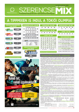 A Tippmixen Is Indul a Tokiói Olimpia!