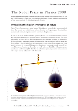 The Nobel Prize in Physics 2008