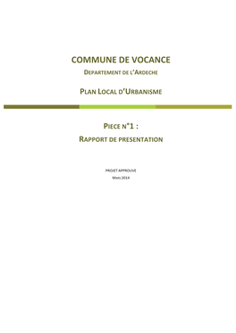 Commune De Vocance