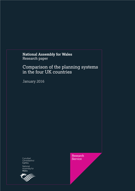 Comparison of the Planning Systems in the Four UK Countries