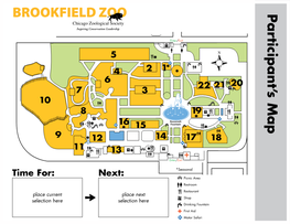 BROOKFIELD ZOO Participant’S Map