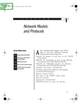 Network Models and Protocols