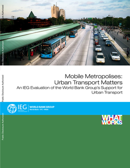 Mobile Metropolises: Urban Transport Matters