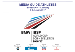 Media Guide Athletes