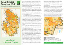 Peak District Boundary Walk