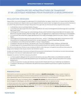 Construire Des Infrastructures De Transport Et De Logistique Modernes Pour Favoriser Le Développement