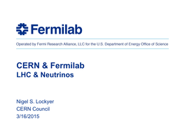 The Future of Fermilab