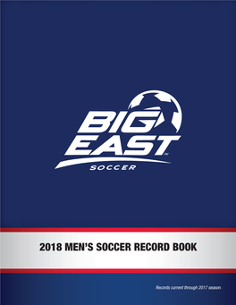 2018 Men's Soccer Record Book