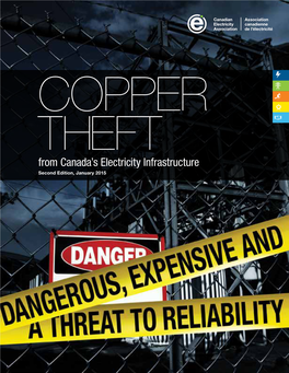 Copper Theft from Canada's Electricity Infrastructure