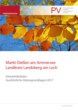 Markt Dießen Am Ammersee Landkreis Landsberg Am Lech