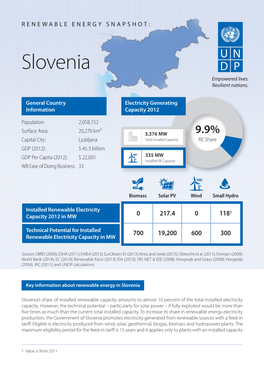Slovenia Empowered Lives