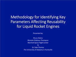 Methodology for Identifying Key Parameters Affecting Reusability for Liquid Rocket Engines