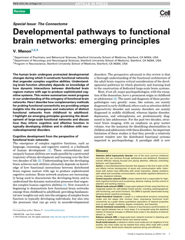 Developmental Pathways to Functional Brain Networks: Emerging Principles