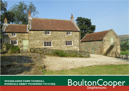 Woodlands Farm Thorgill Rosedale Abbey Pickering Yo18 8Sq