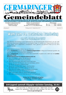 Gemeindeblatt