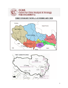 Tibet Insight News, 1-15 February 2020