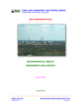 Environmental Impact Assessment (Eia) Report