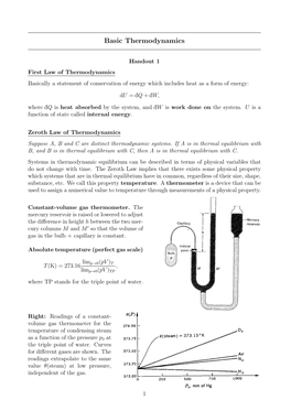 Basic Thermodynamics