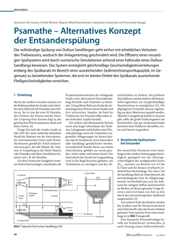 Psamathe – Alternatives Konzept Der Entsanderspülung