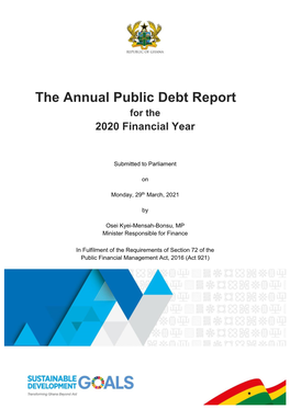 The Annual Public Debt Report for the 2020 Financial Year