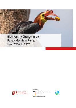 Biodiversity Change in the Panay Mountain Range from 2014 to 2017