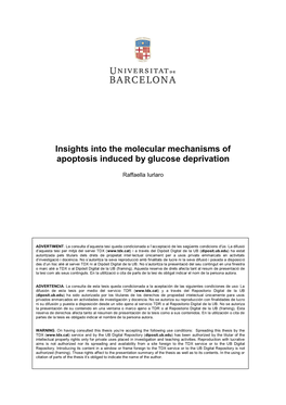 Insights Into the Molecular Mechanisms of Apoptosis Induced