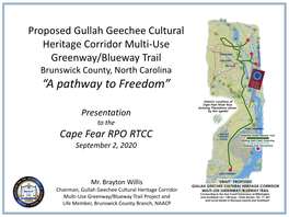 Gullah Geechee Trail Presentation