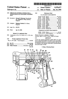 United States Patent (19) 11 Patent Number: 5,379,677 Ealovega Et Al