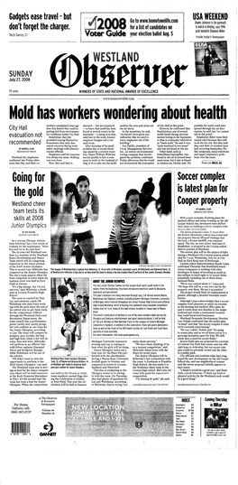 Soccer Complex Is Latest Plan for Cooper Property