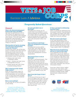 Vets JOB Corps