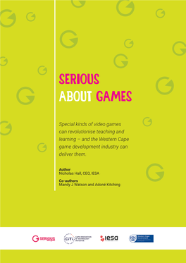 Serious About Games Report 2017