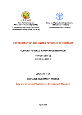 Government of the United Republic of Tanzania