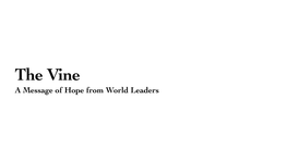 A Message of Hope from World Leaders Book Overview