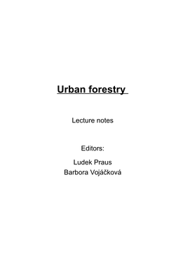 Urban Forestry