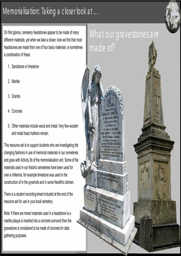 What Our Gravestones Are Made