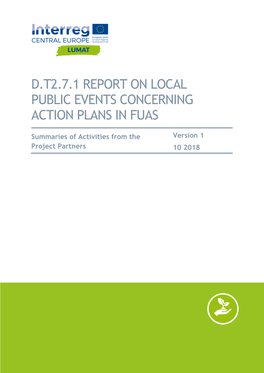 Local Public Events Concerning Action Plans in Fuas