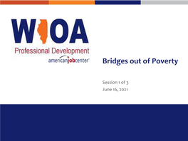 Bridges out of Poverty