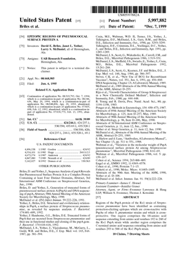 United States Patent (19) 11 Patent Number: 5,997,882 Briles Et Al
