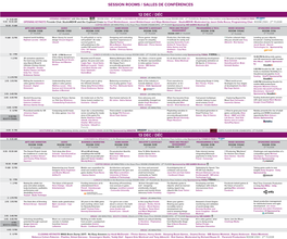 Session Rooms / Salles De Conférences 12 Dec / Déc 13