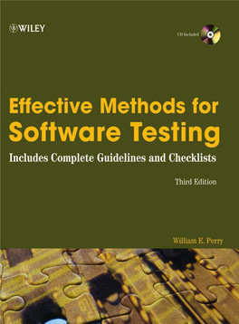 Effective Methods for Software Testing