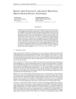 Gradient Boosting Meets Graph Neural Networks